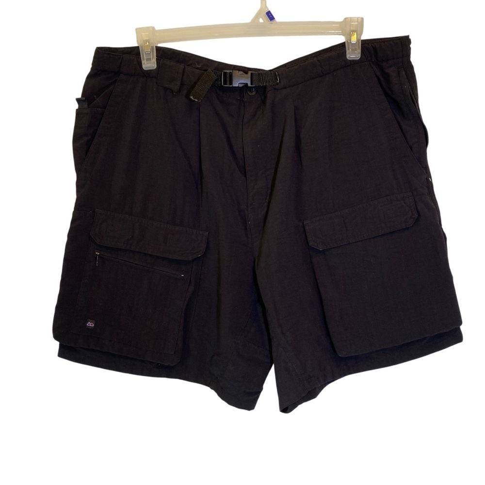 OUTERSPORT Men's size XL Black Cargo Shorts Outdoors Hiking